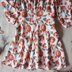 Juicy Couture Long Sleeve Cherry Dress